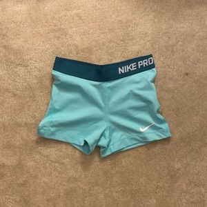 Nike | Teal Compression Shorts